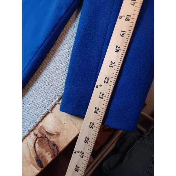 Old Navy Finley Crombie Coat L Bluetiful One Button Collar - Picture 16 of 16